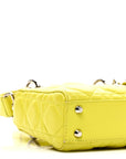 Lambskin Cannage Nano Lady D1OR Acid