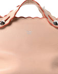 Vitello Dolce Scalloped Studded Medium By The Way Boston Bag Plaster