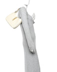 Boarded Dyana Lux Calfskin Small Jackie 1961 Hobo Mystic White