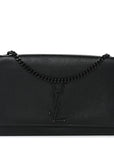 Grain De Poudre Medium Classic Monogram Monochrome Kate Satchel Black