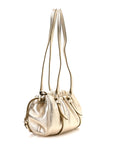Metallic Nappa Mini Joie Shoulder Bag Pirite