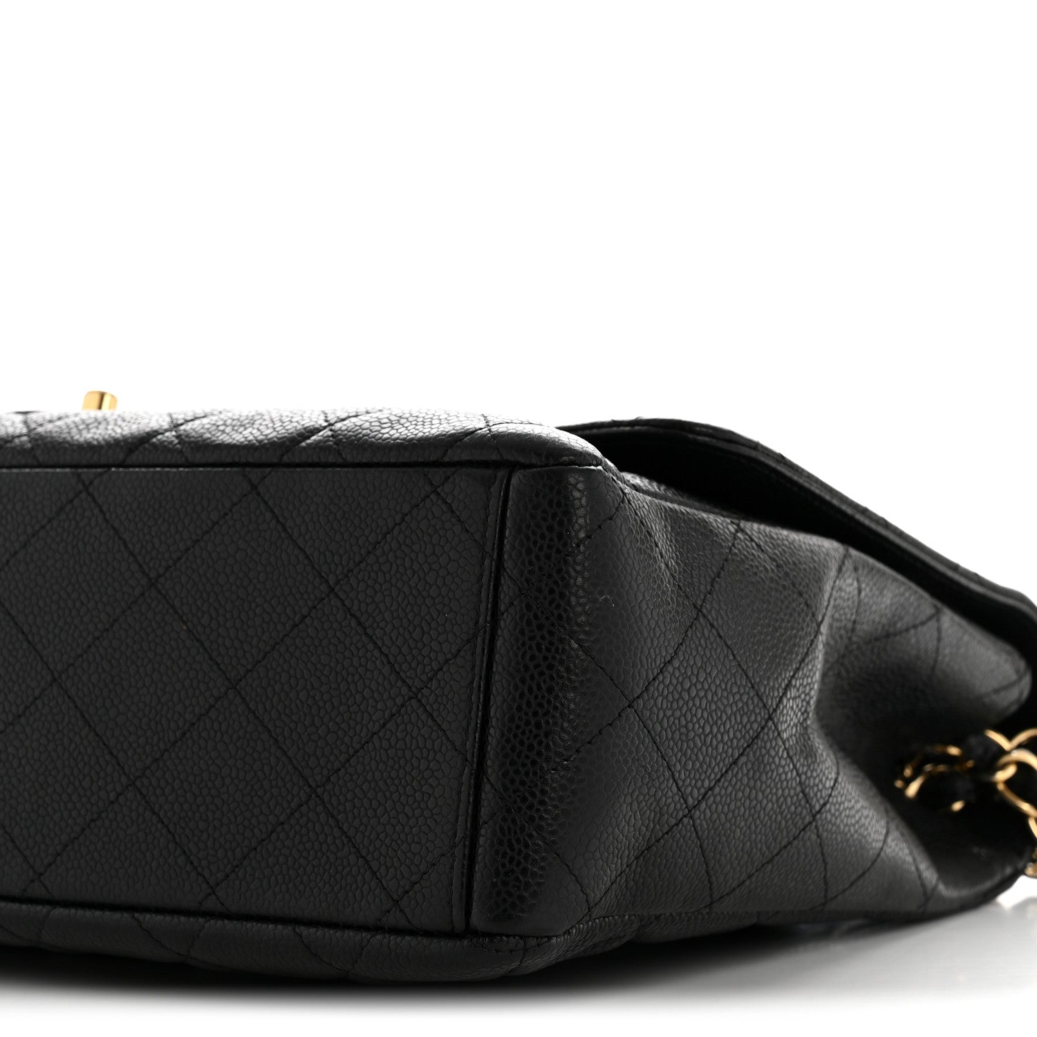 Caviar Maxi Single Flap Black