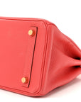 Togo Birkin 25 Rouge Pivoine