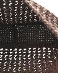 Raffia Crochet Woven Hobo Cacao Naturale