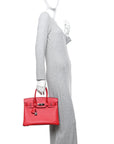 Epsom Birkin 30 Pivoine