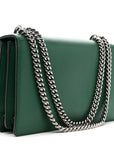 Dollar Calfskin Crystal Small Dionysus Shoulder Bag Emerald