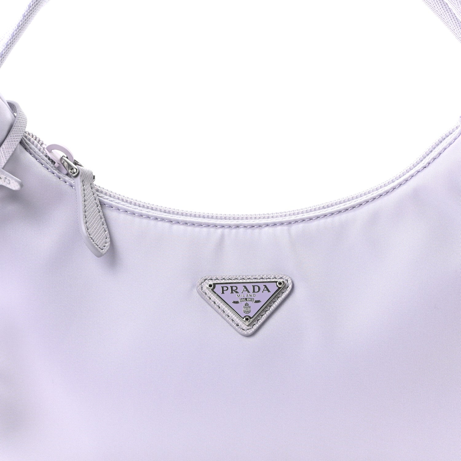 Re-Nylon Saffiano Mini Re-Edition 2000 Bag Glicine
