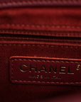 Caviar Quilted Small Business Affinity Flap Burgundy