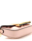 Nappa Matisse FF Embossed Nano Maxi Buckle Baguette Charm Rosa Quarzo