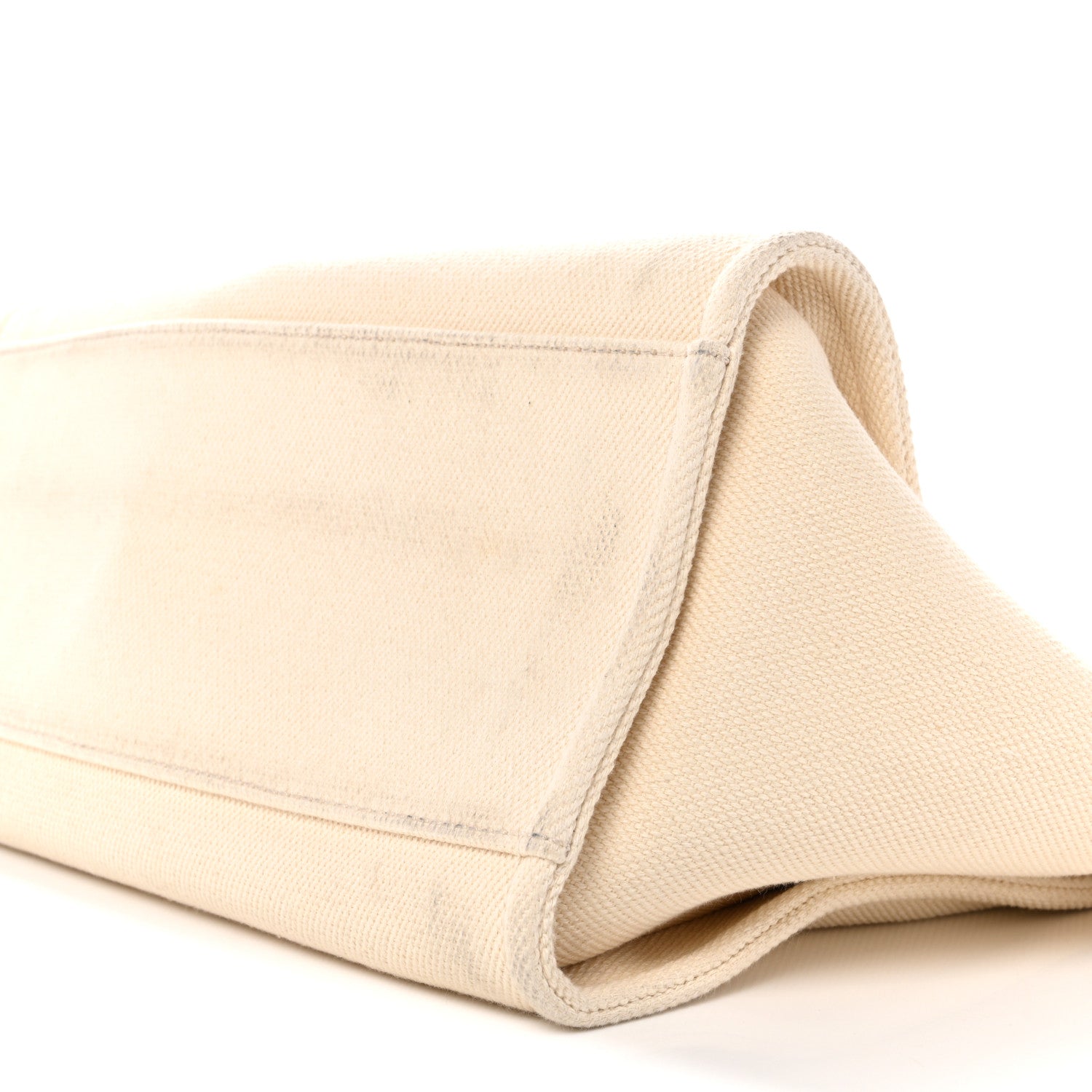 Canvas Pearl Medium Deauville Tote Ecru Beige