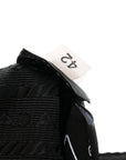 Tessuto Nylon Saffiano Mini Re-Edition 2005 Bag Black
