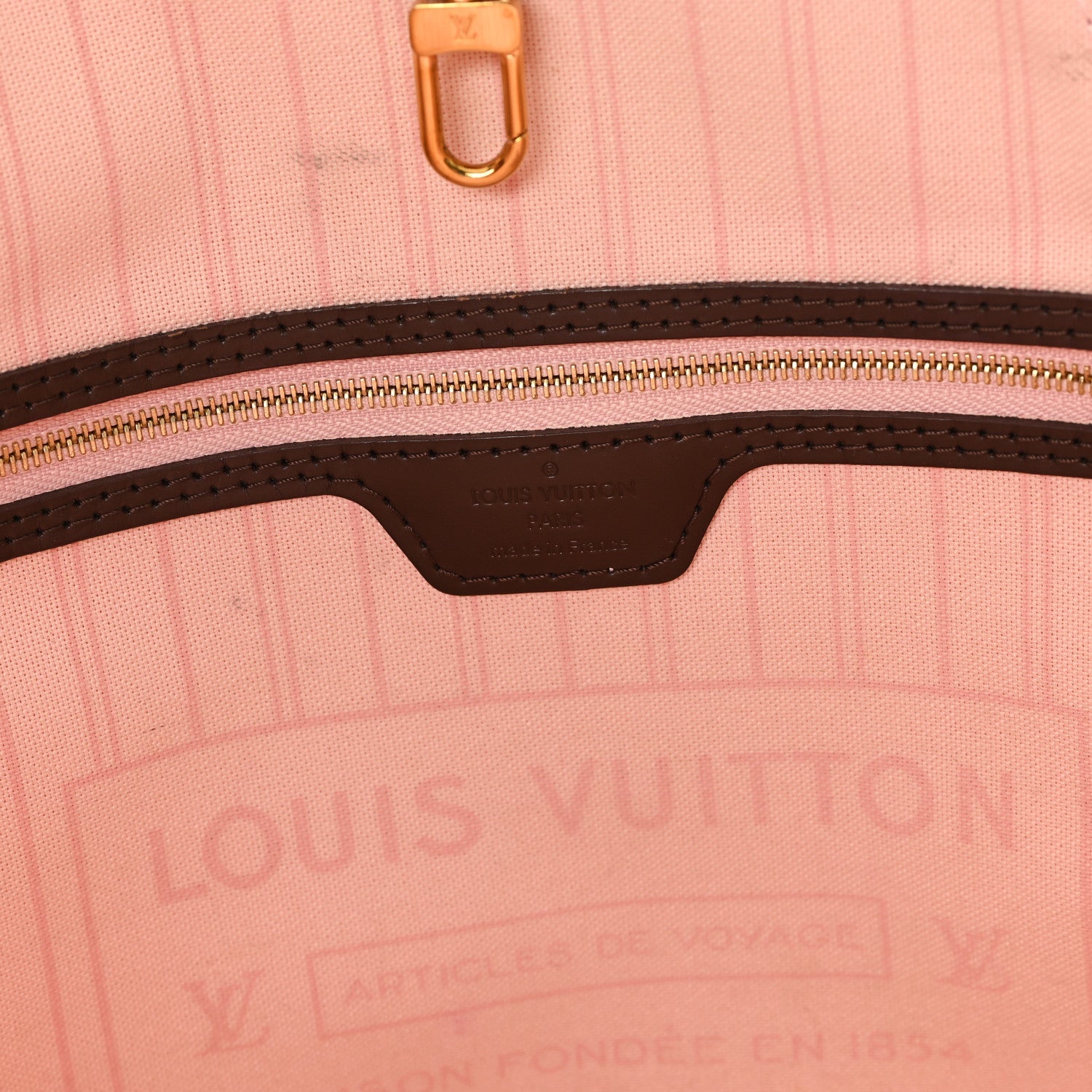 Damier Ebene Neo Neverfull MM Rose Ballerine