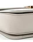 Shiny Calfskin Teen Triomphe Chalk