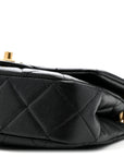 Caviar Quilted Funky Match Mini Flap Black