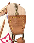 Monogram Multicolor Pochette Accessories White