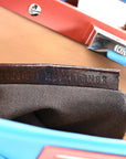 Nappa Colorblock Mini Peekaboo Iconic Satchel Blue Royal Papavero Cuoio