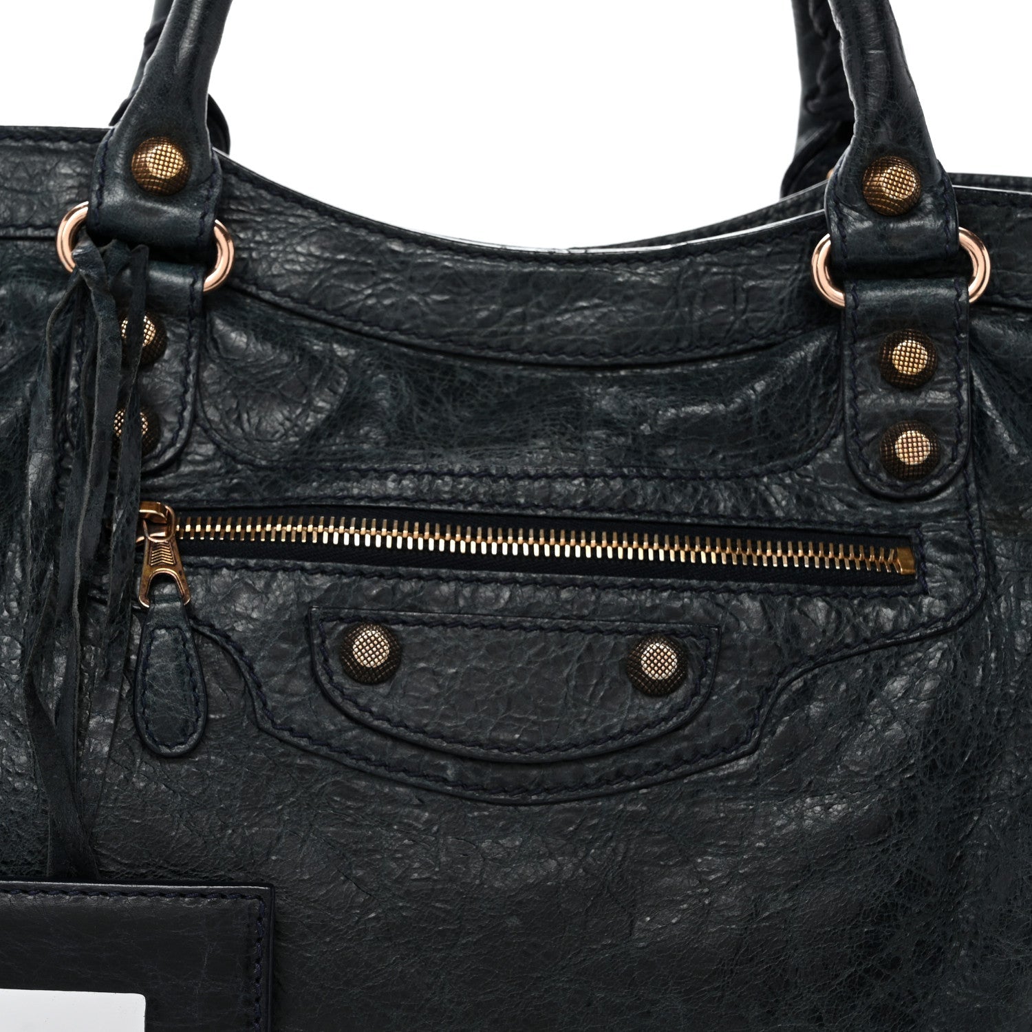 Agneau Giant 12 Rose Gold Hardware City Dark Night
