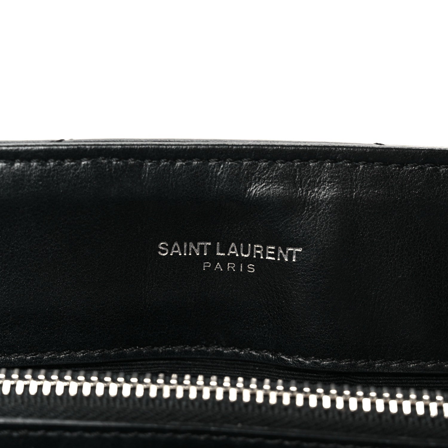 Calfskin Y Quilted Monogram Medium Loulou Chain Satchel Black