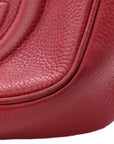 Pebbled Calfskin Small Soho Disco Bag Tabasco Red