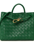 Nappa Intrecciato Small Andiamo Shoulder Bag Jungle