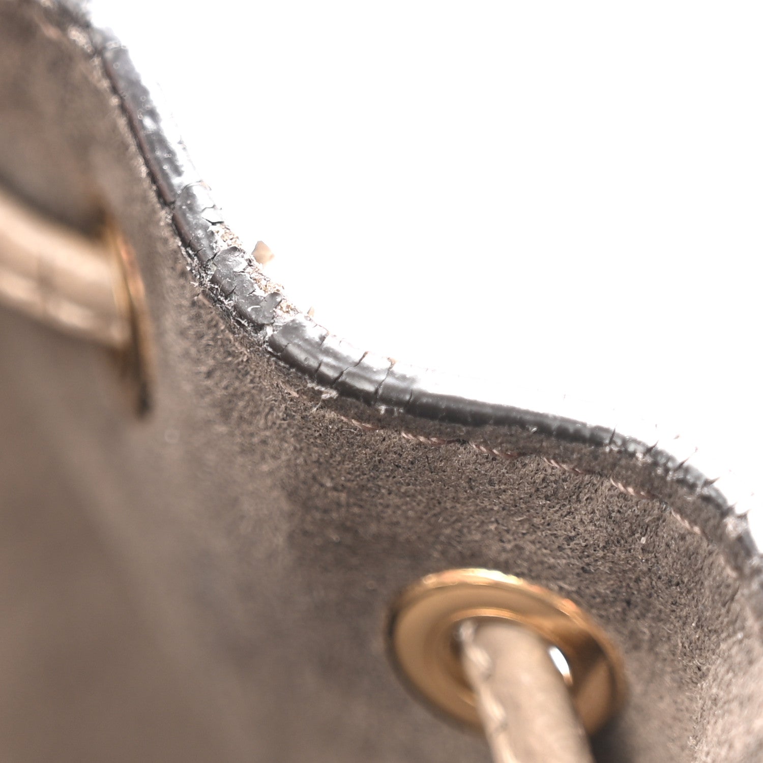 Vitello Cruise F is FNDI Mini Mon Tresor Bucket Bag Tortora
