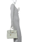 Togo Birkin 30 Gris Neve