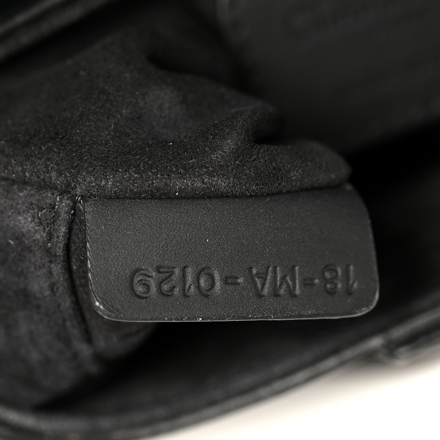 Ultra Matte Calfskin Mini Saddle Bag Black