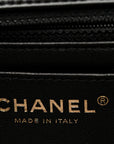 Lambskin Quilted Mini Rectangular Flap Black