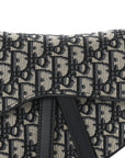 Oblique Saddle Bag Blue