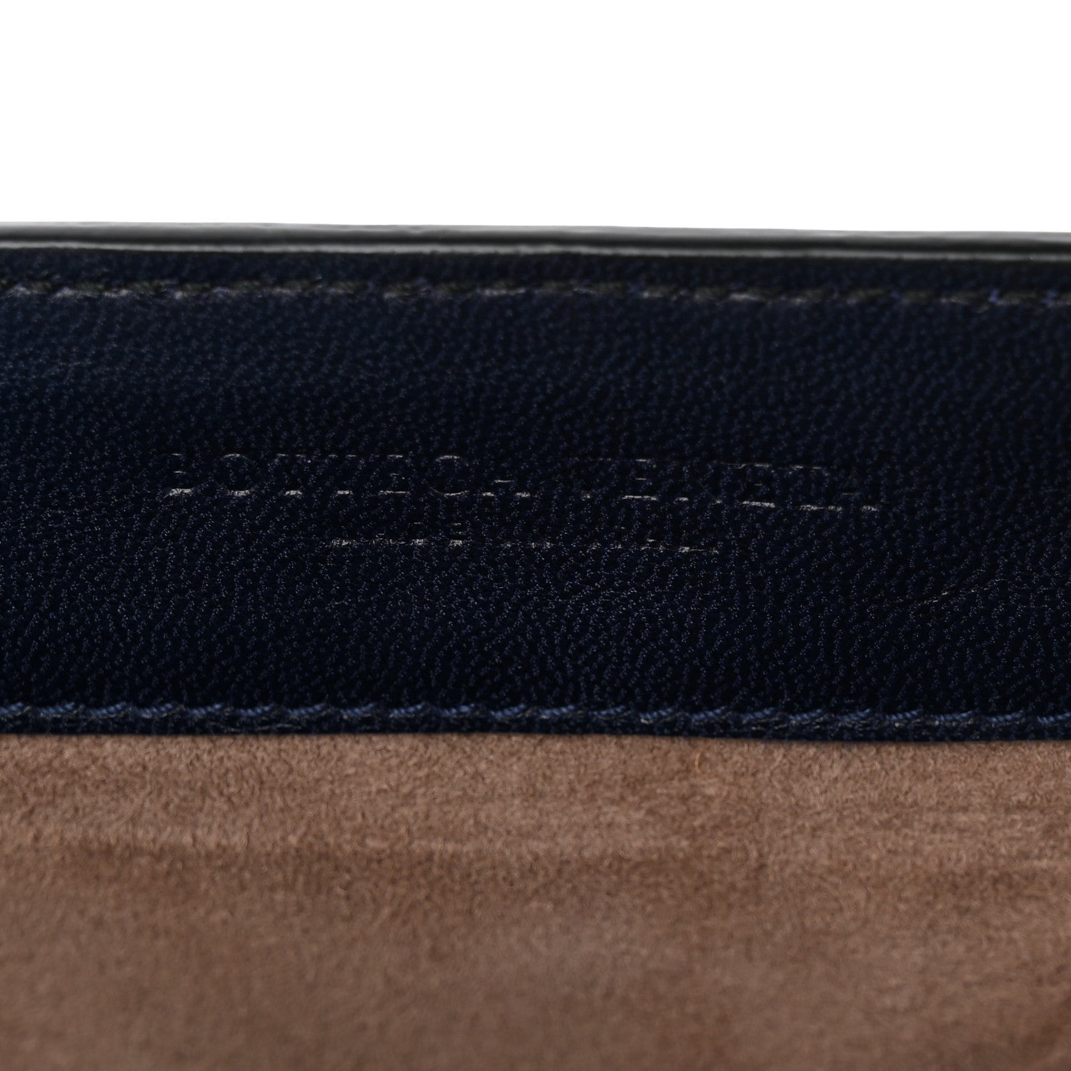French Calfskin Intrecciato City Knot Bag Sapphire