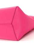 Grained Calfskin Mini The Sack Bag Hot Pink