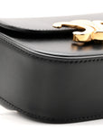 Shiny Calfskin Mini Claude Belt Bag 75 30 Black