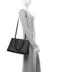 Saffiano Soft Calfskin Tote Black