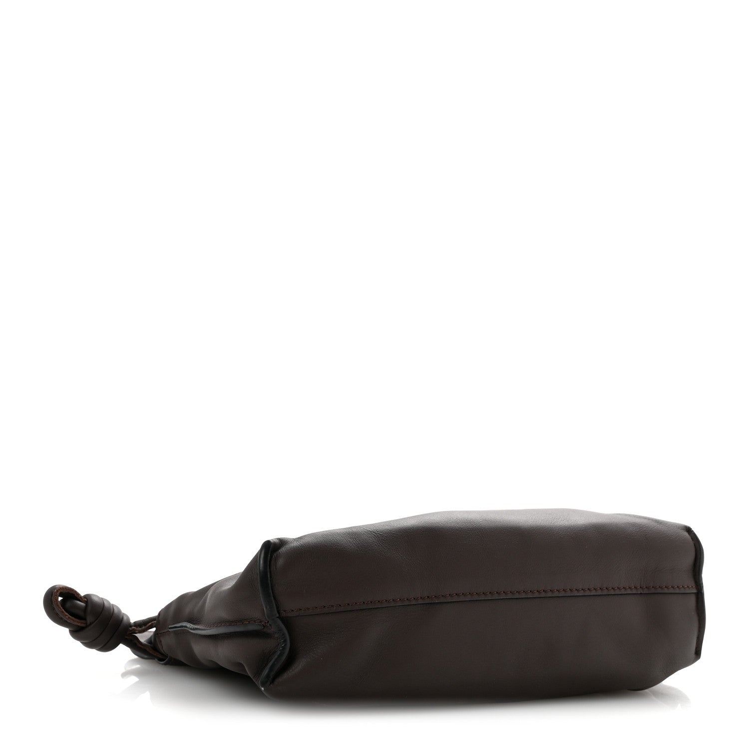 Calfskin Mini Flamenco Knot Bag Chocolate