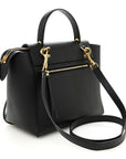 Grained Calfskin Mini Belt Bag Black