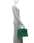 Togo Verso Birkin 30 Vert Vertigo Vert Fonce