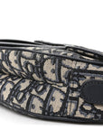 Oblique Saddle Bag Blue