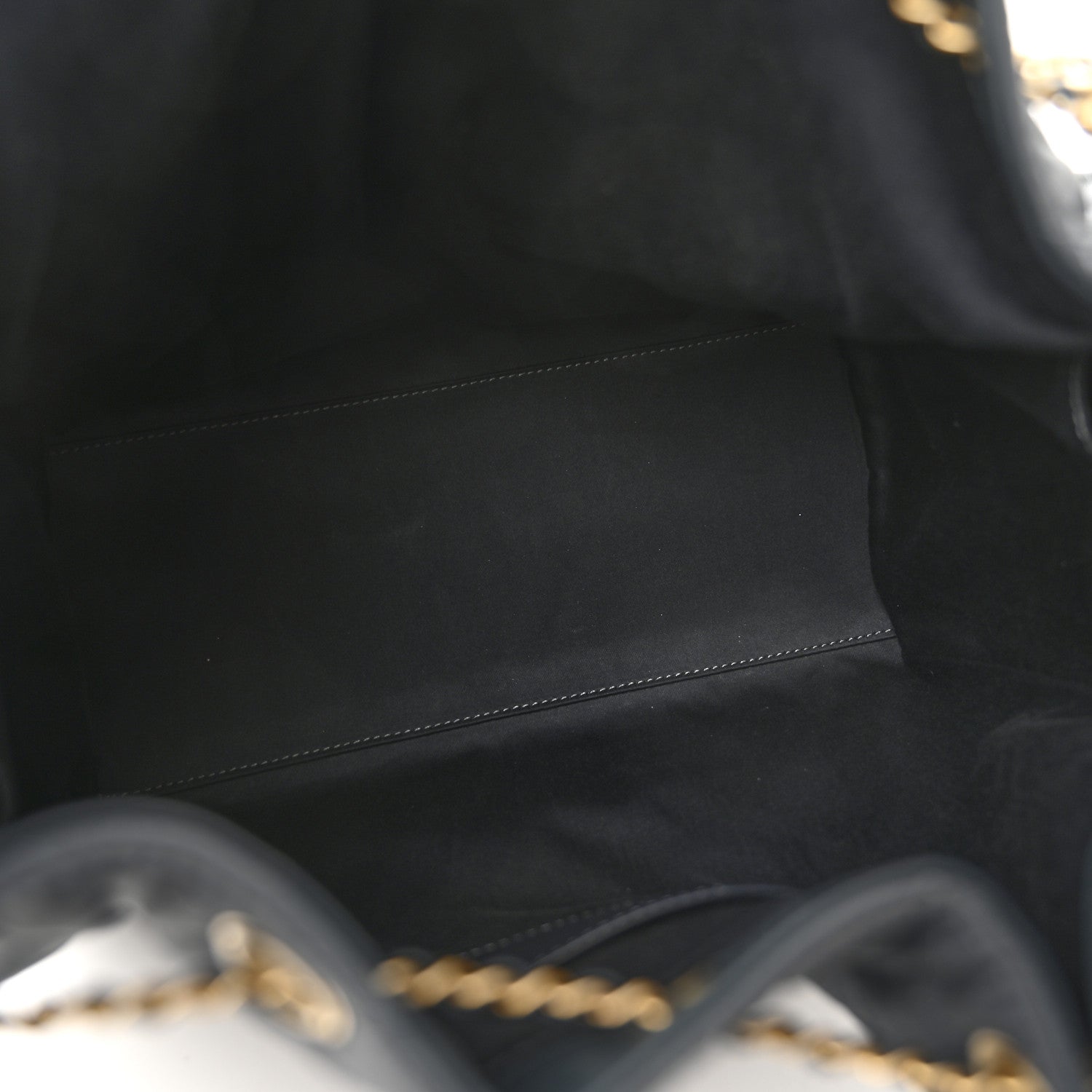 Canvas Quilted Medium CHNL 25 Handbag Dark Blue