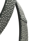 Stingray Shiny Nappa Petite Peekaboo I SEE U Satchel Verde Inglese