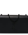 Grain De Poudre Medium Classic Monogram Monochrome Kate Satchel Black