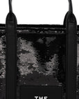 Sequin Medium The Tote Bag Black