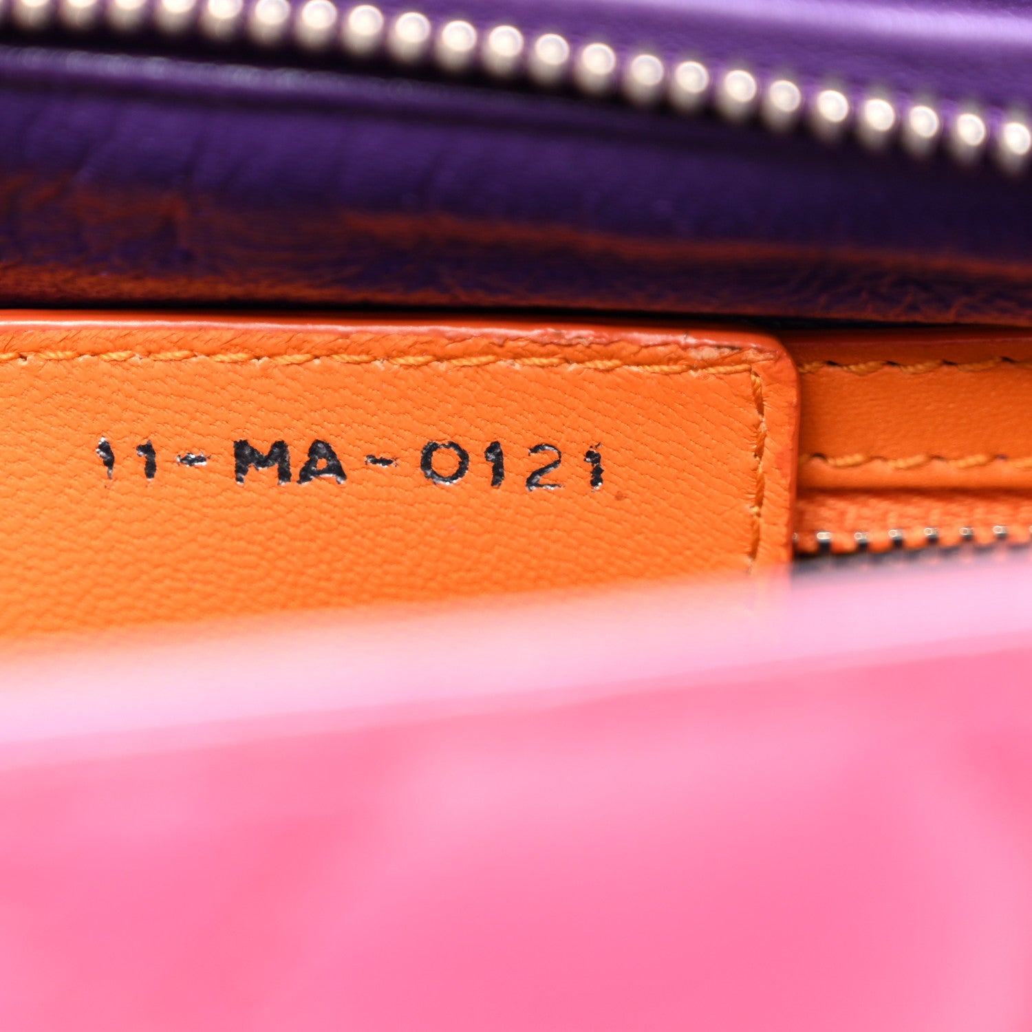 Lambskin Cannage Medium Tri-Color Lady D1OR Pink