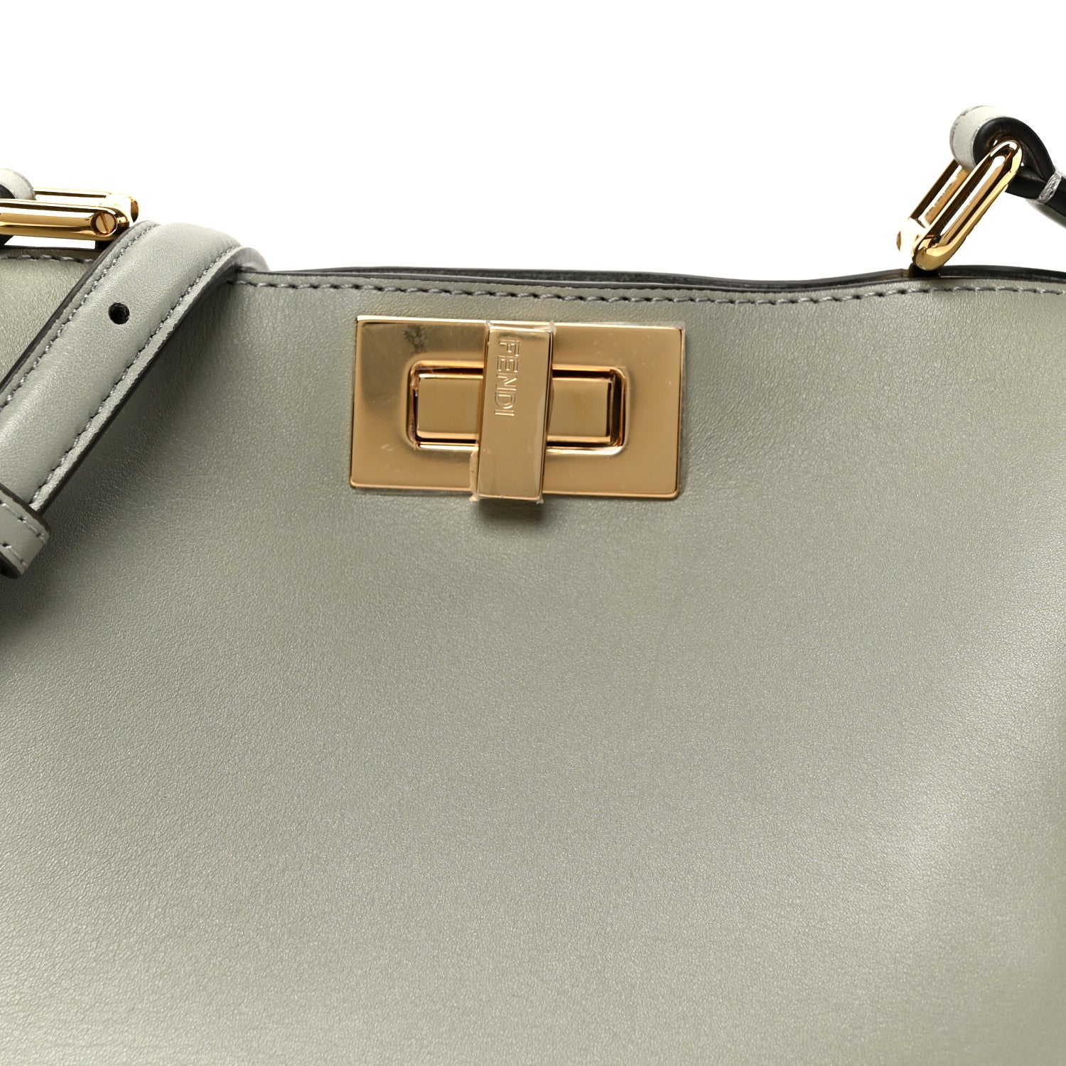 Vitello Small Soft Peekaboo Satchel Matche Latte