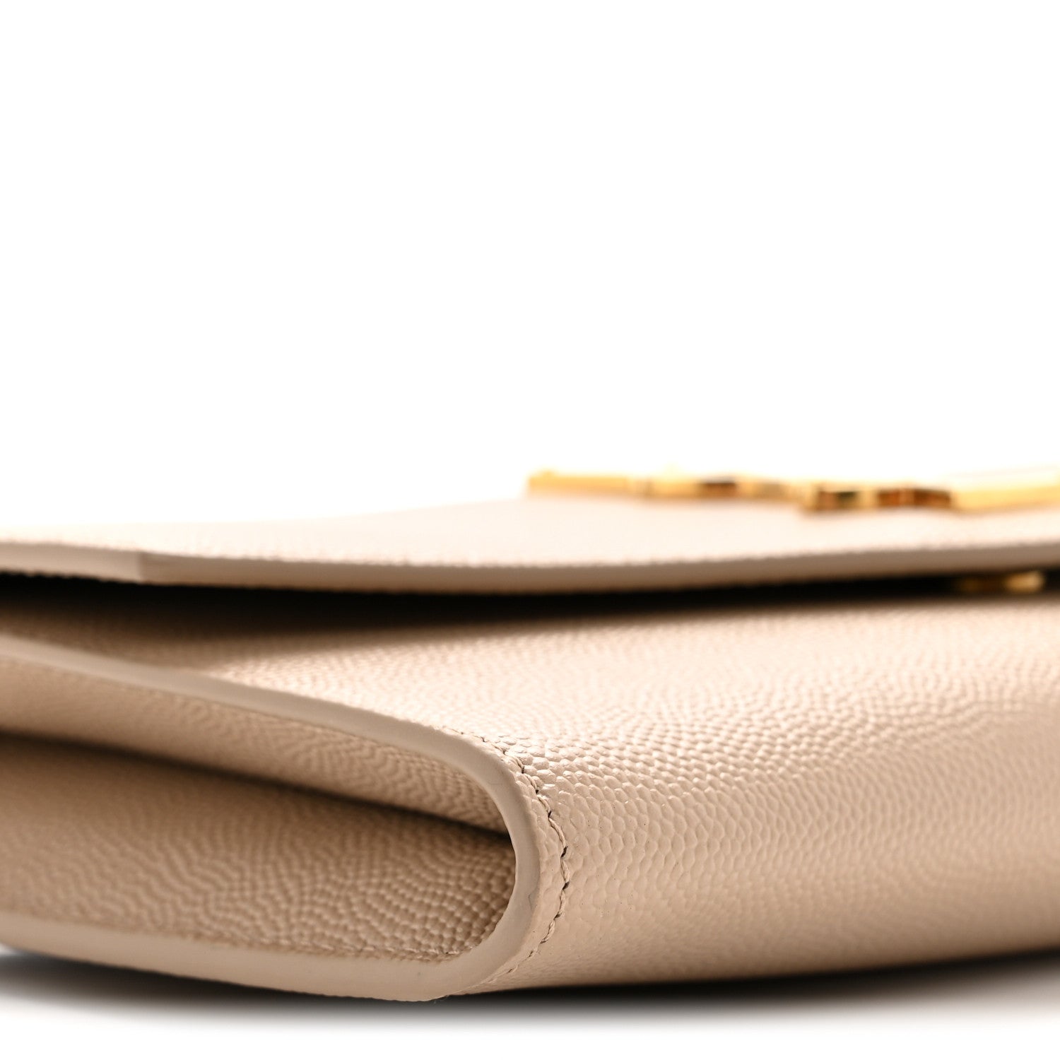 Grain De Poudre Monogram Uptown Chain Wallet Taupe