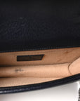 GG Supreme Monogram Textured Dollar Calfskin Super Mini Dionysus Shoulder Bag Beige Blue