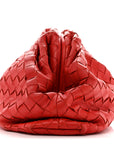 Nappa Maxi Intrecciato The Pouch Oversized Clutch Bright Red