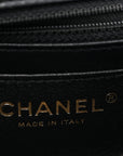 Lambskin Quilted Mini Rectangular Flap Black