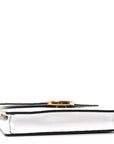 Vitello Cruise F is FNDI Bi-Color FF 1974 Embossed Medium Envelope Wallet On Chain Maya Black White
