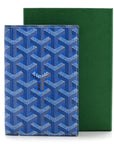Goyardine Grenelle Passport Wallet Sky Blue