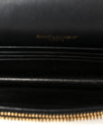 Smooth Calfskin Classic Monogram Kate Tassel Chain Wallet Black
